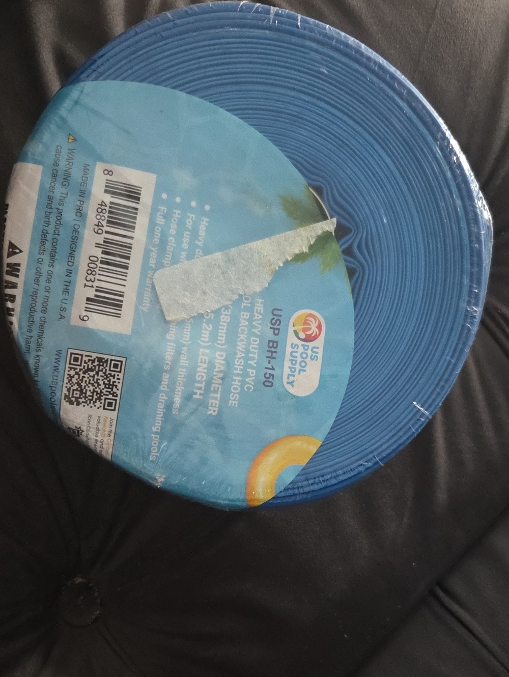 Blue Heavy-Duty Backwash Hose
